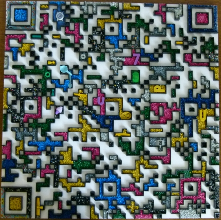 Anna-Higgs_QR-Code1 (2013) Assemblage